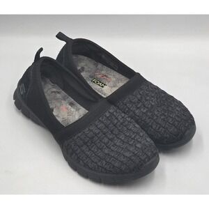 Skechers Women's EZ Flex 3.0 Big Money Black Slip On Loafers Size 7.5